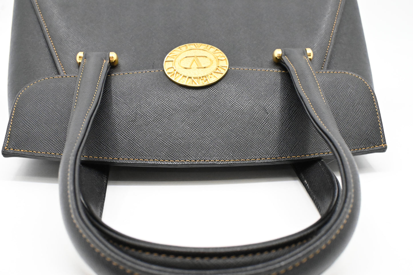 Valentino Handbag in Black Leather
