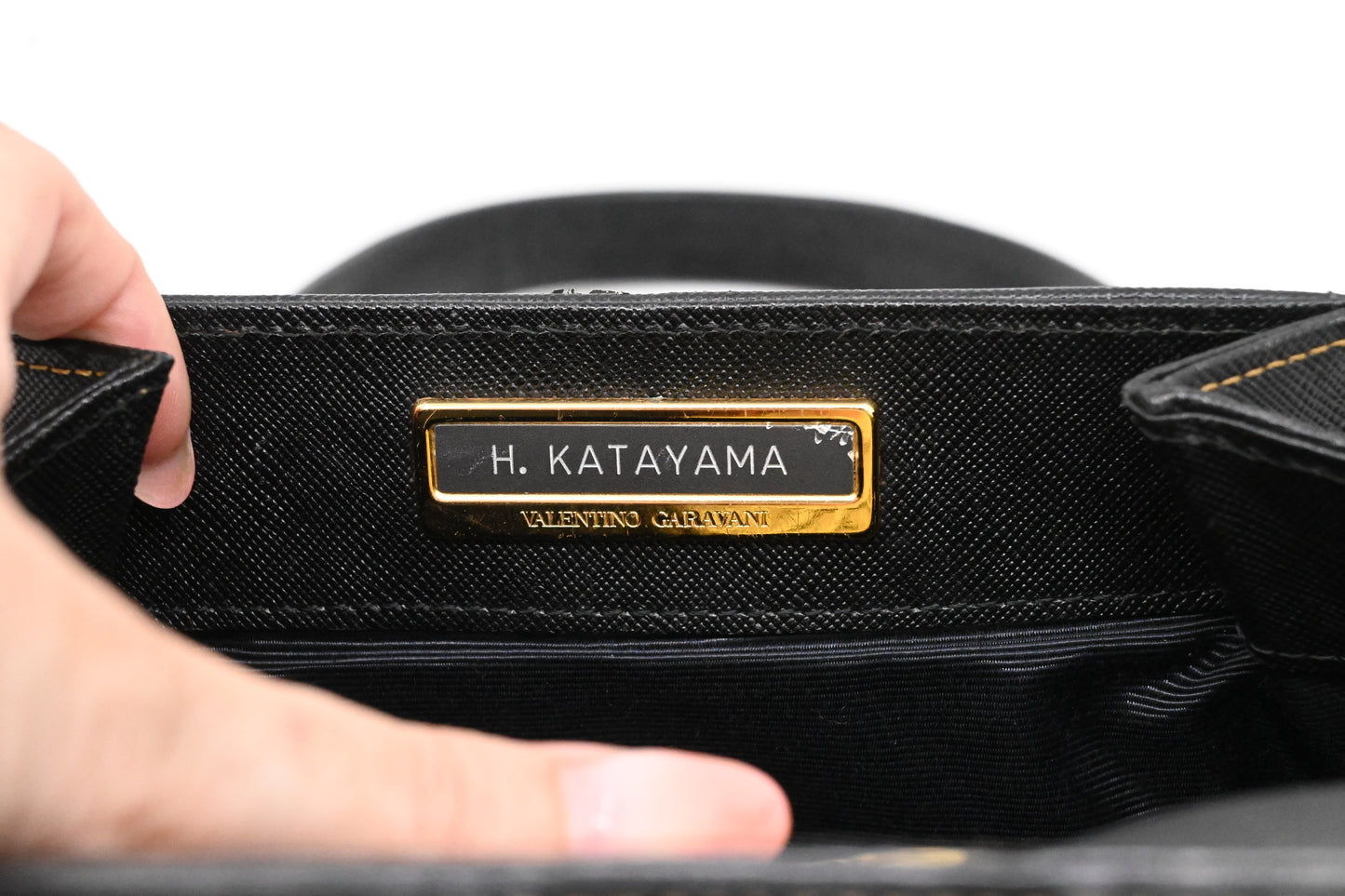 Valentino Handbag in Black Leather