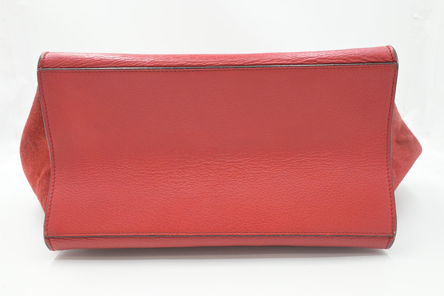 Celine Trapeze in Red Leather