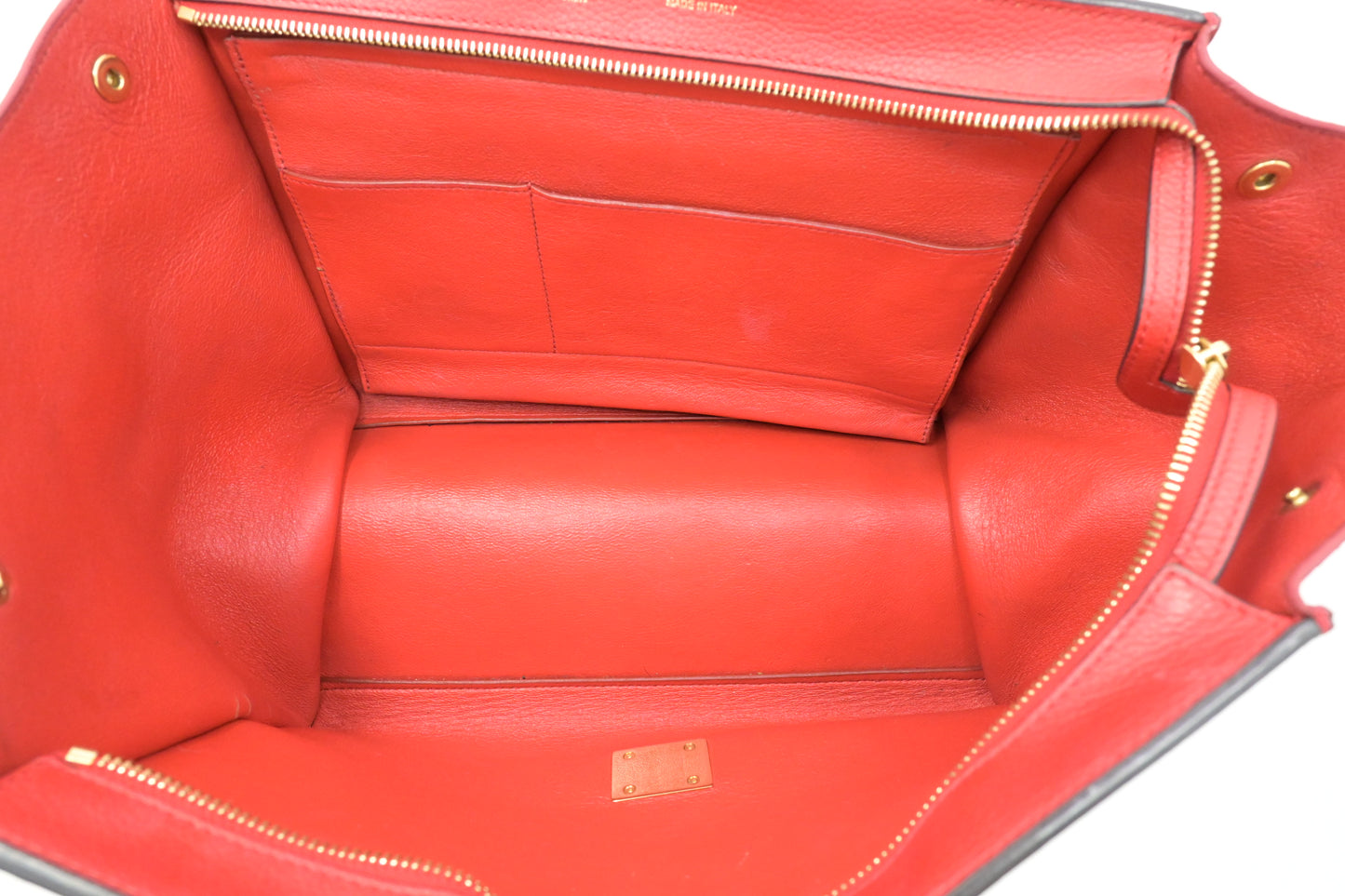 Celine Trapeze in Red Leather