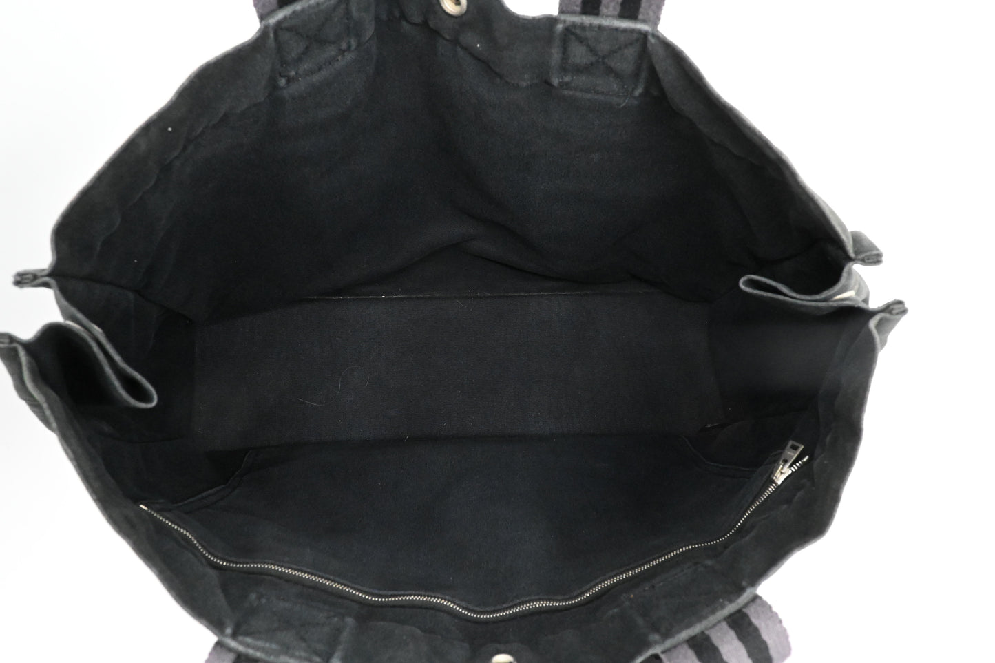 Hermes Fourre-Tout GM in Black Canvas