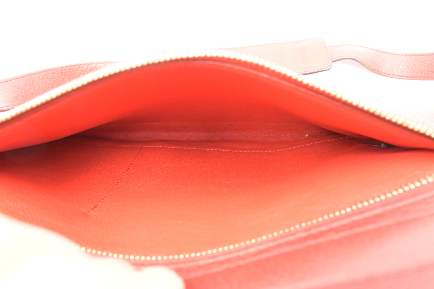 Celine Trapeze in Red Leather