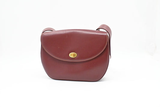 Cartier Crossbody in Burgundy Leather