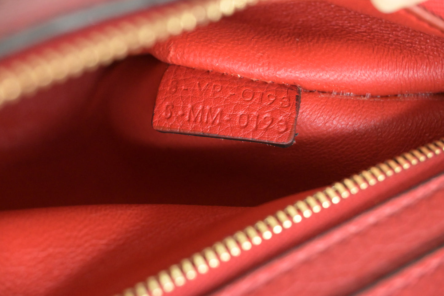 Celine Trapeze in Red Leather