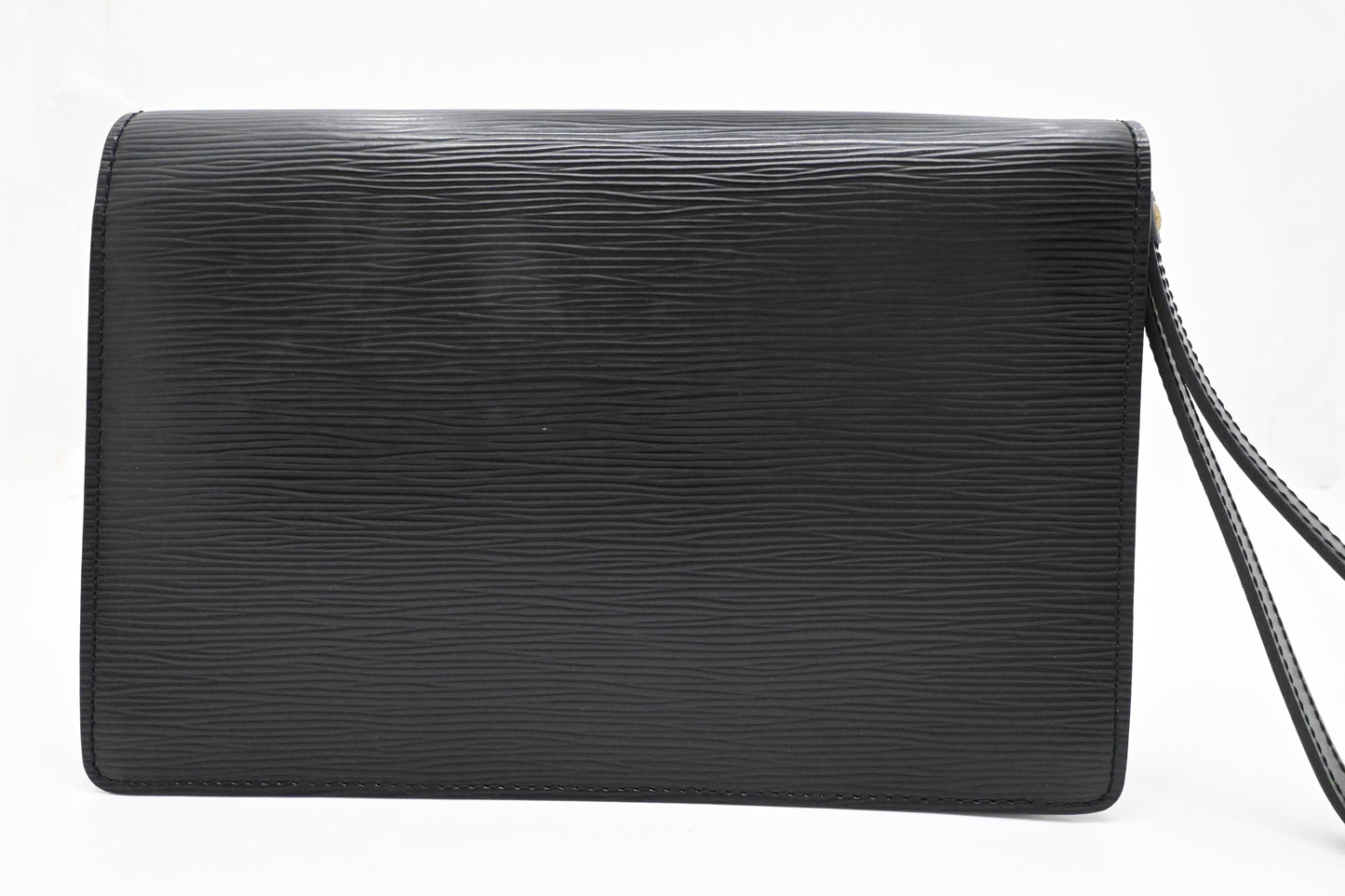 Louis Vuitton Sellier Dragonne in Black Epi Leather
