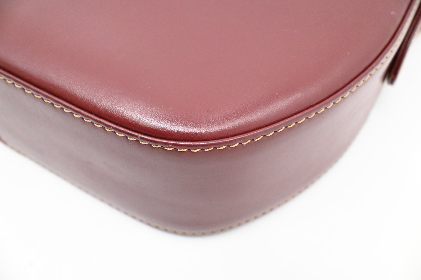 Cartier Crossbody in Burgundy Leather