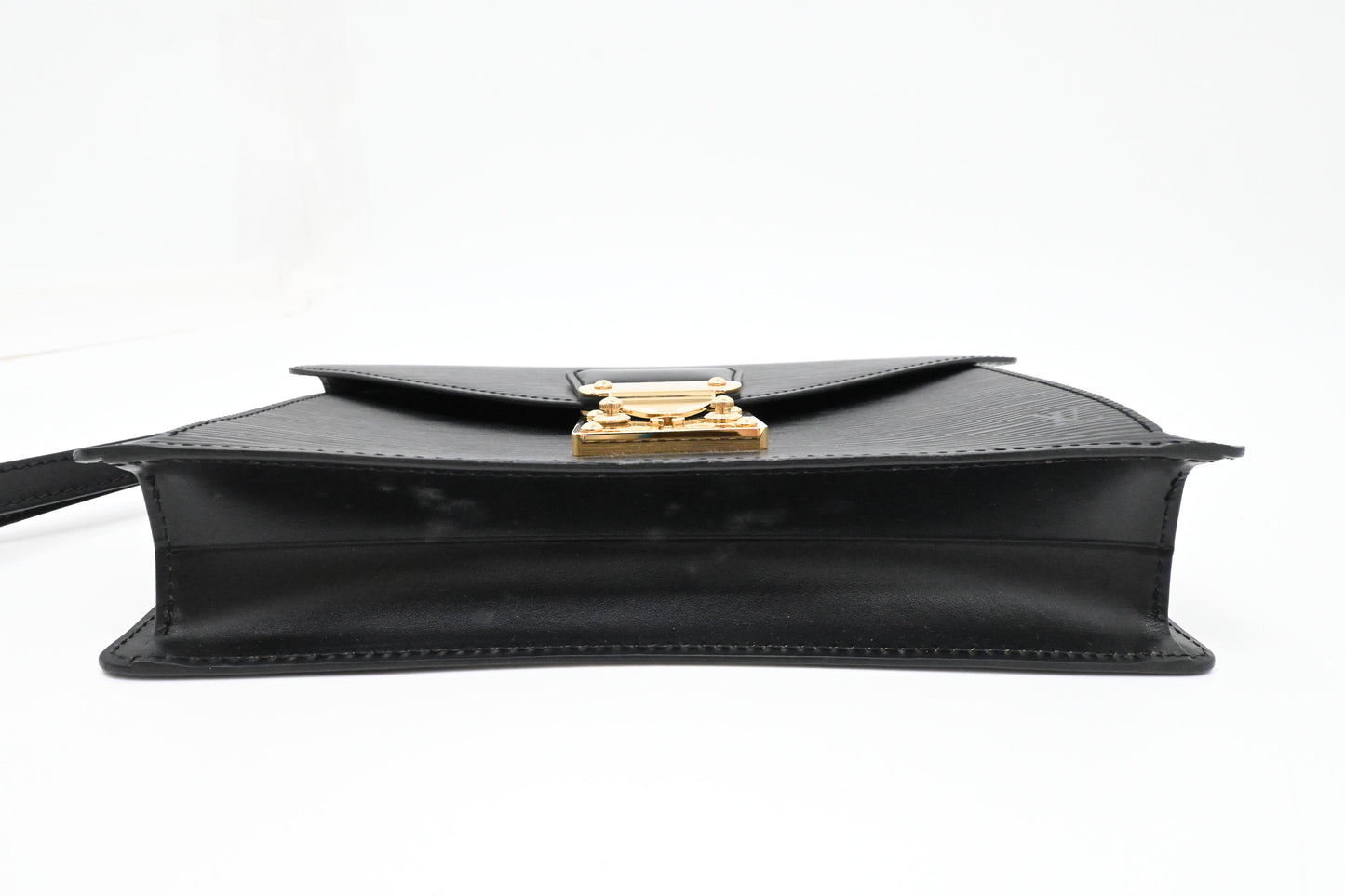 Louis Vuitton Sellier Dragonne in Black Epi Leather