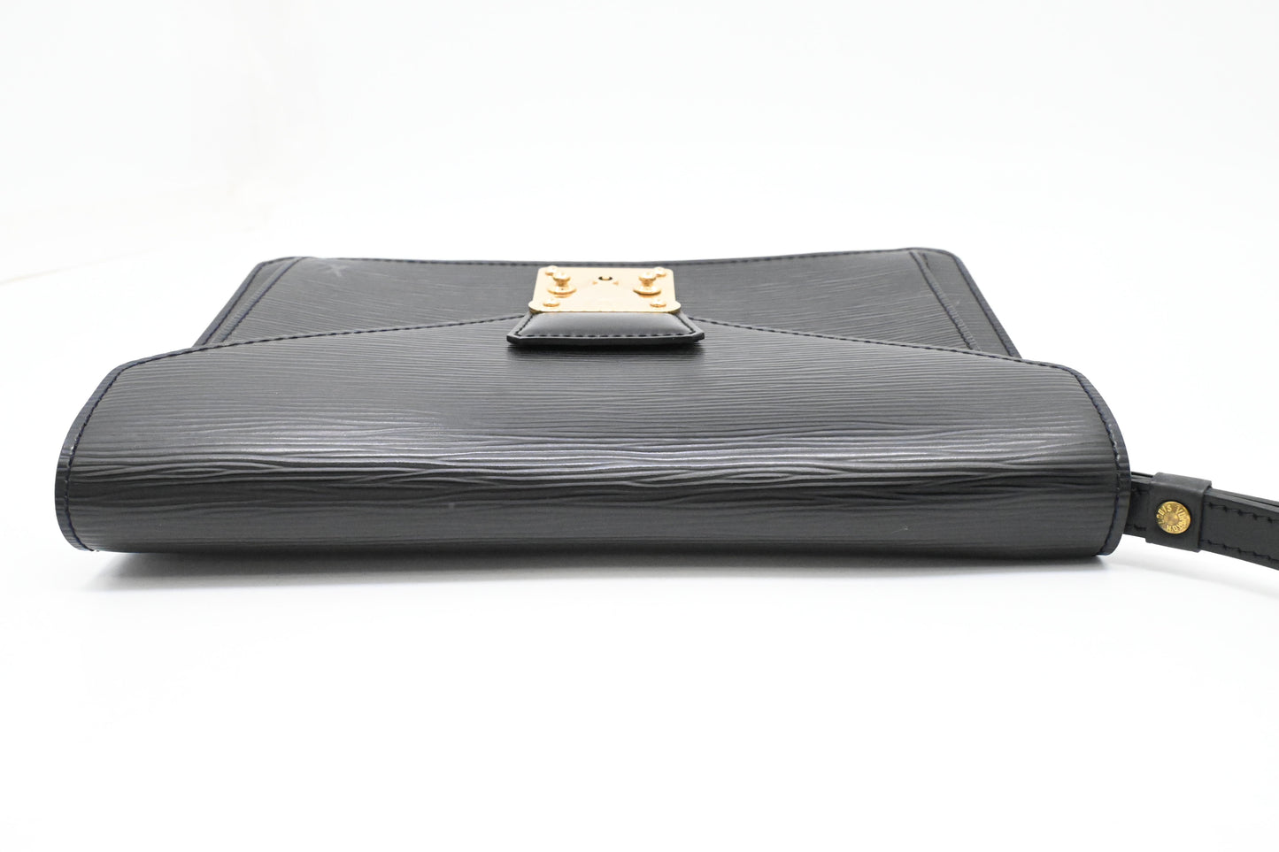Louis Vuitton Sellier Dragonne in Black Epi Leather