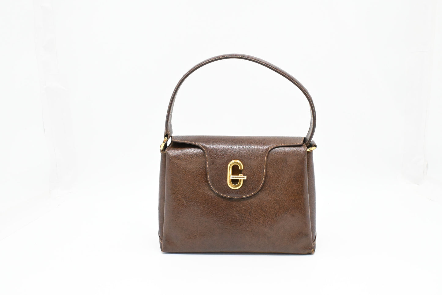 Gucci Handbag in Brown Leather