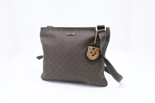 Gucci Square Crossbody in Brown GG Canvas