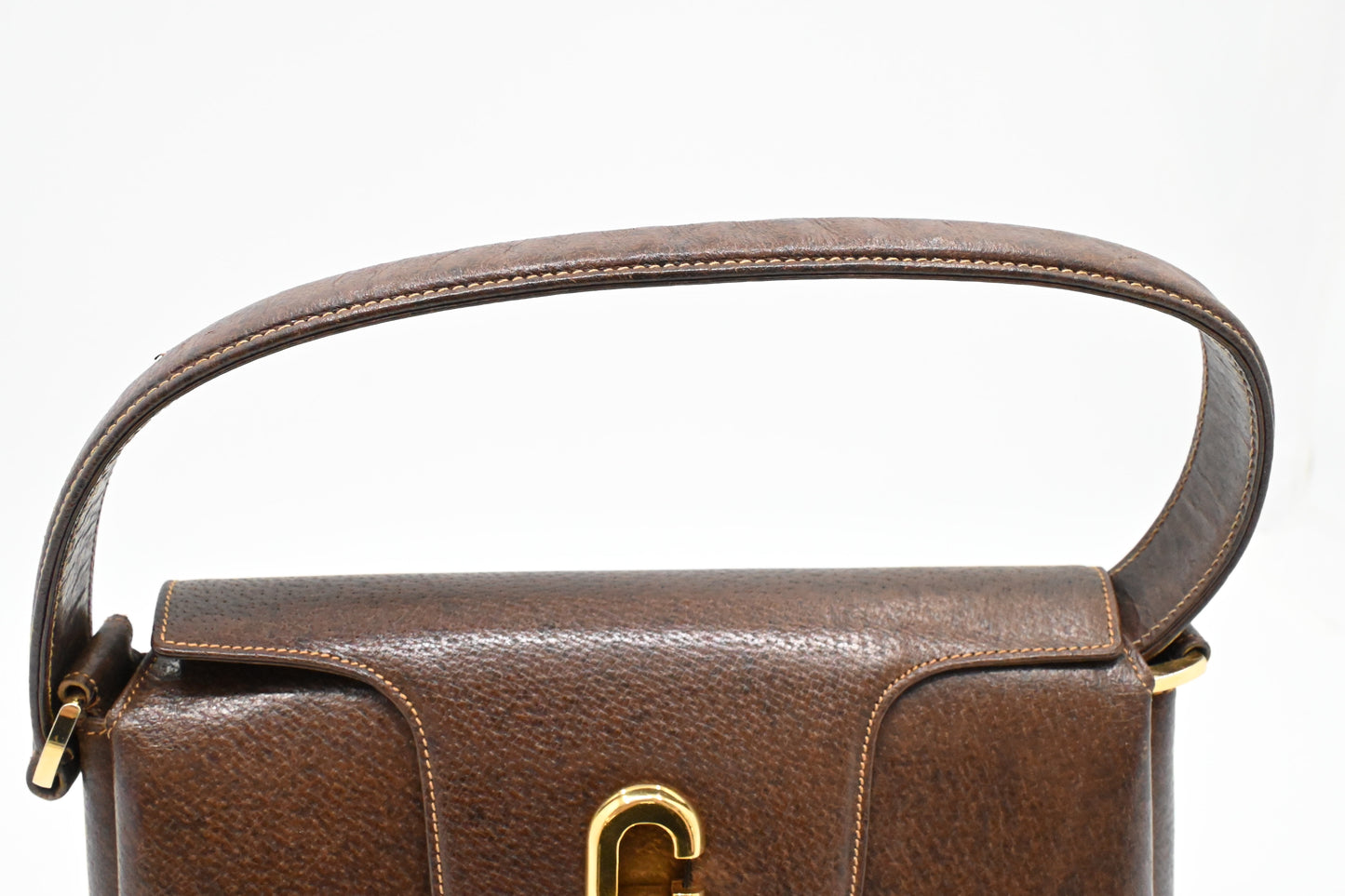 Gucci Handbag in Brown Leather
