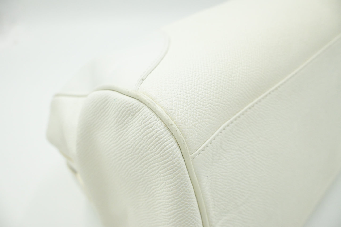 Bvlgari Boston Bag in White Leather