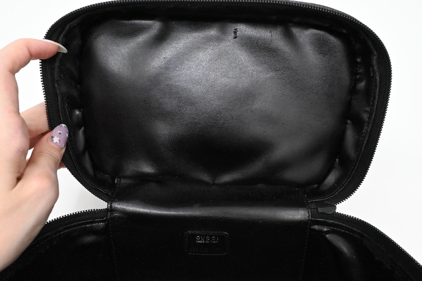 Gucci Vanity Case in Black Leather