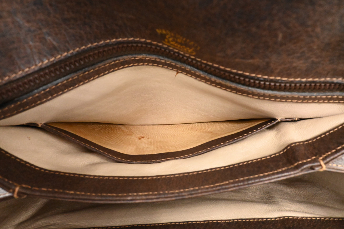 Gucci Handbag in Brown Leather