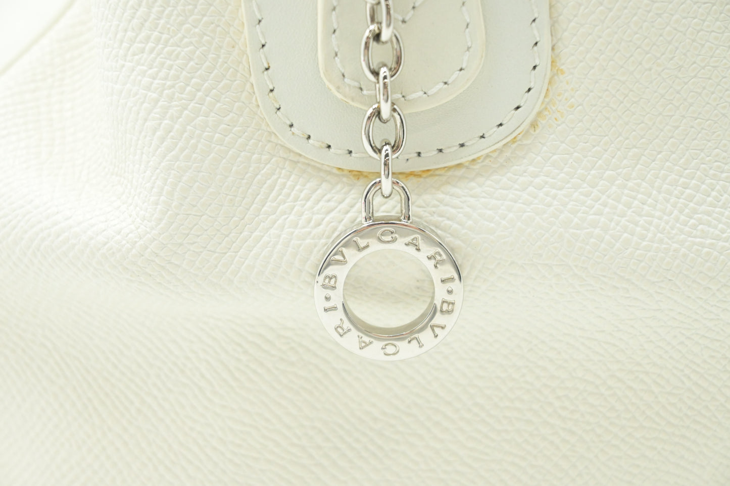 Bvlgari Boston Bag in White Leather