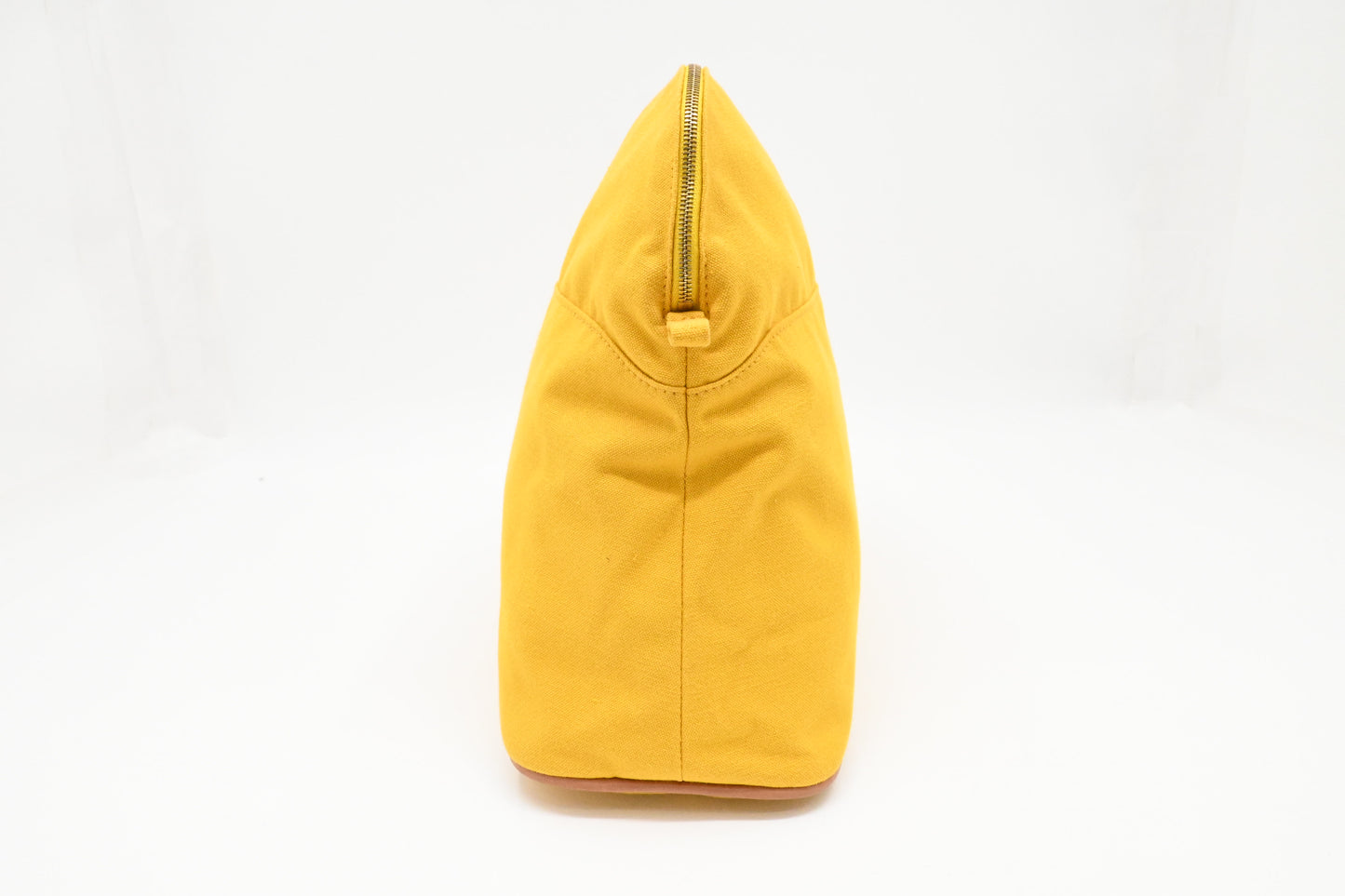 Hermes Bolide Pouch 35 in Yellow Canvas