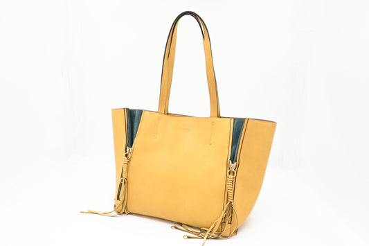 Chloe Milo Tote in Yellow Leather
