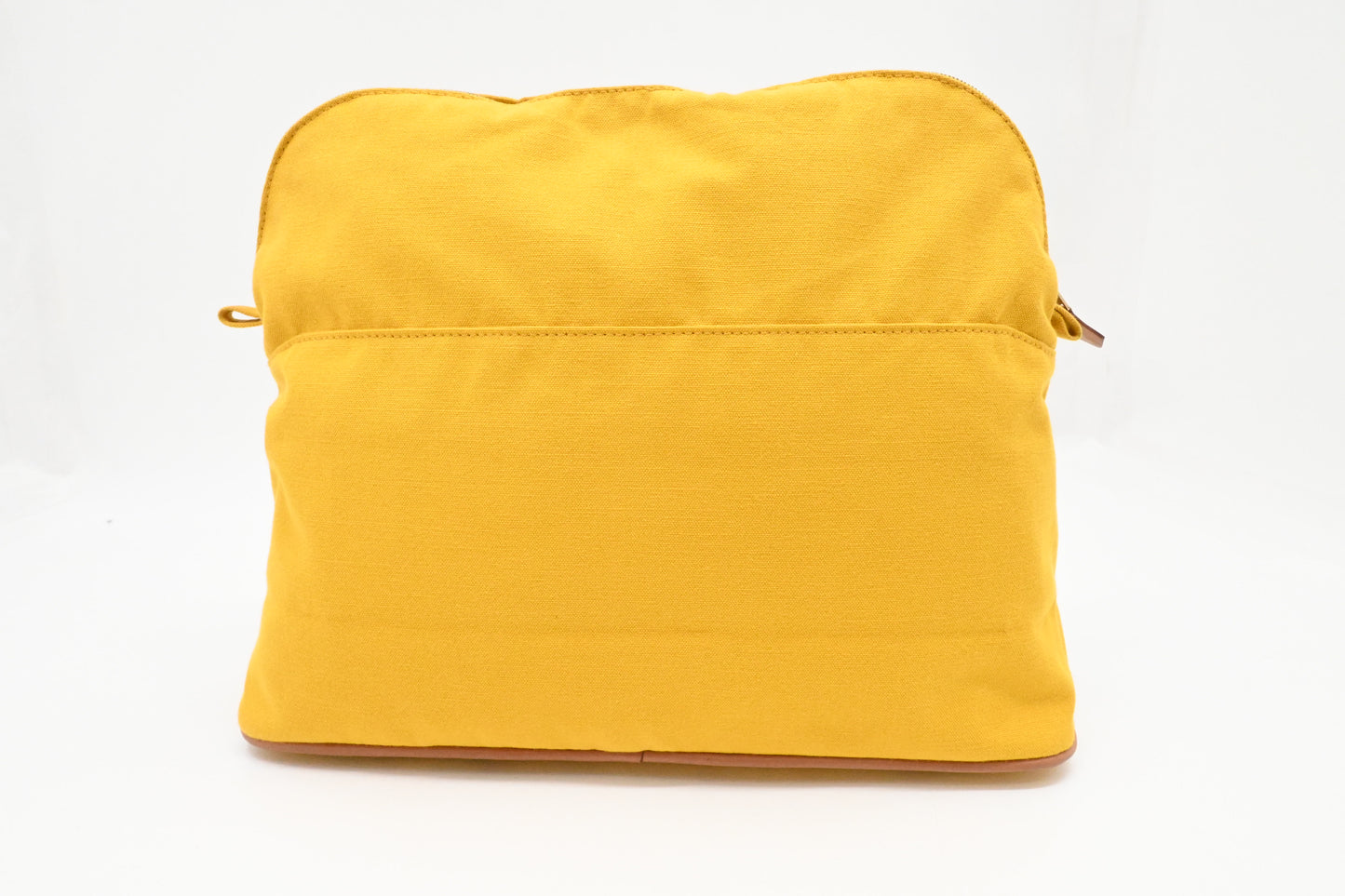 Hermes Bolide Pouch 35 in Yellow Canvas