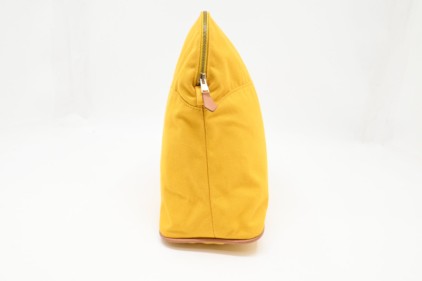 Hermes Bolide Pouch 35 in Yellow Canvas