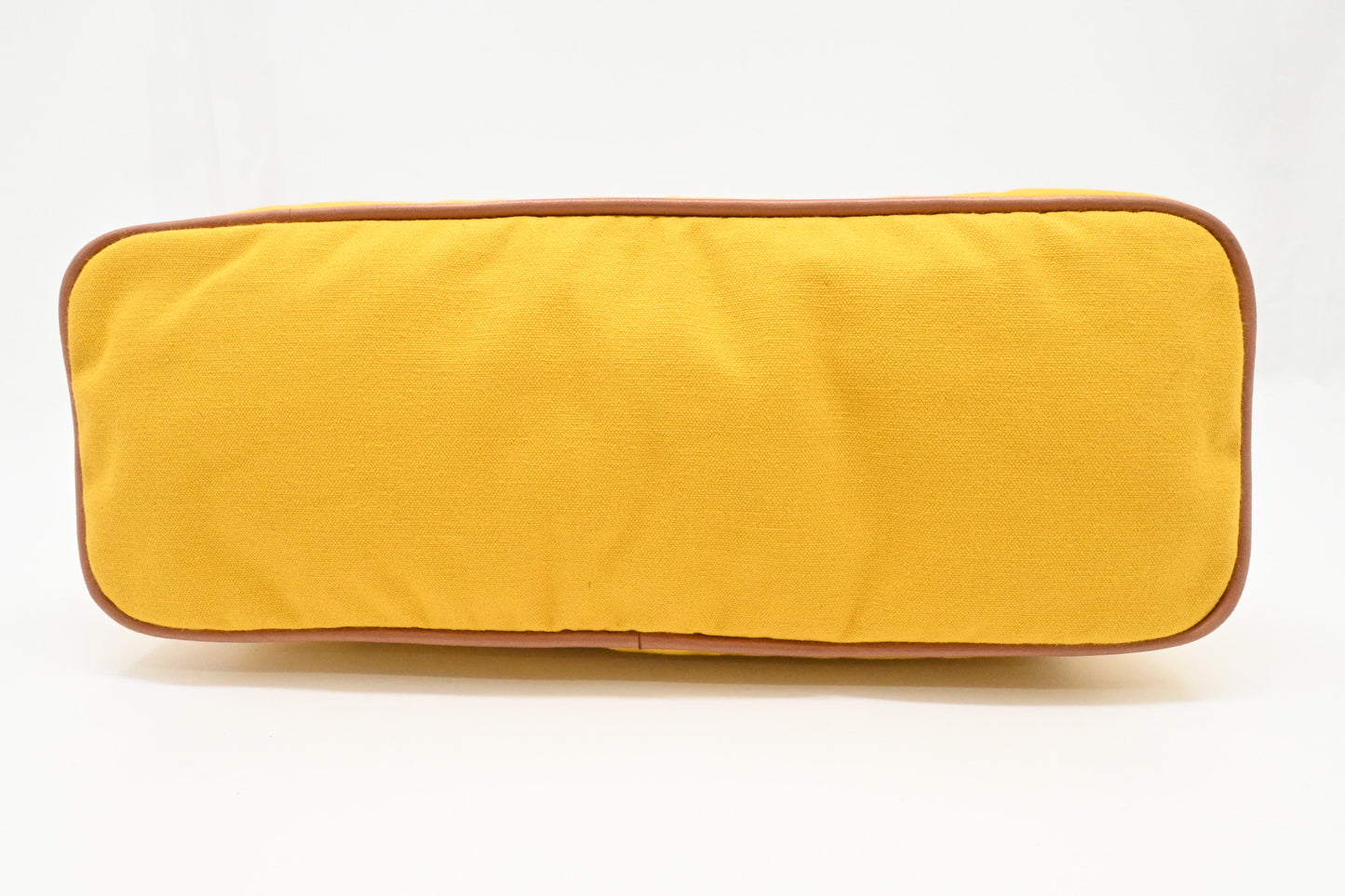 Hermes Bolide Pouch 35 in Yellow Canvas