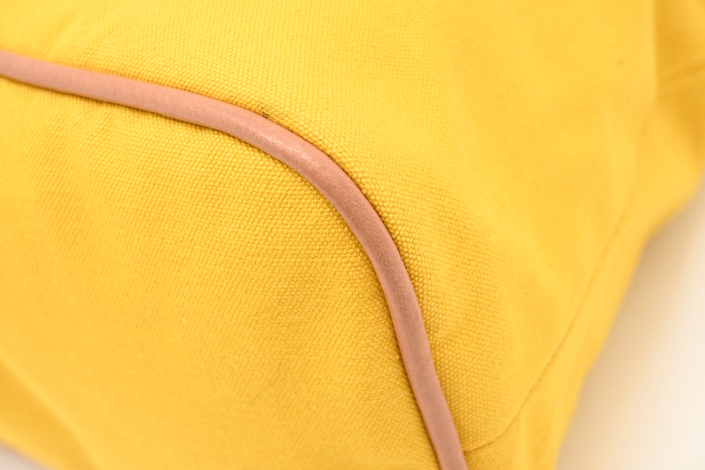 Hermes Bolide Pouch 35 in Yellow Canvas