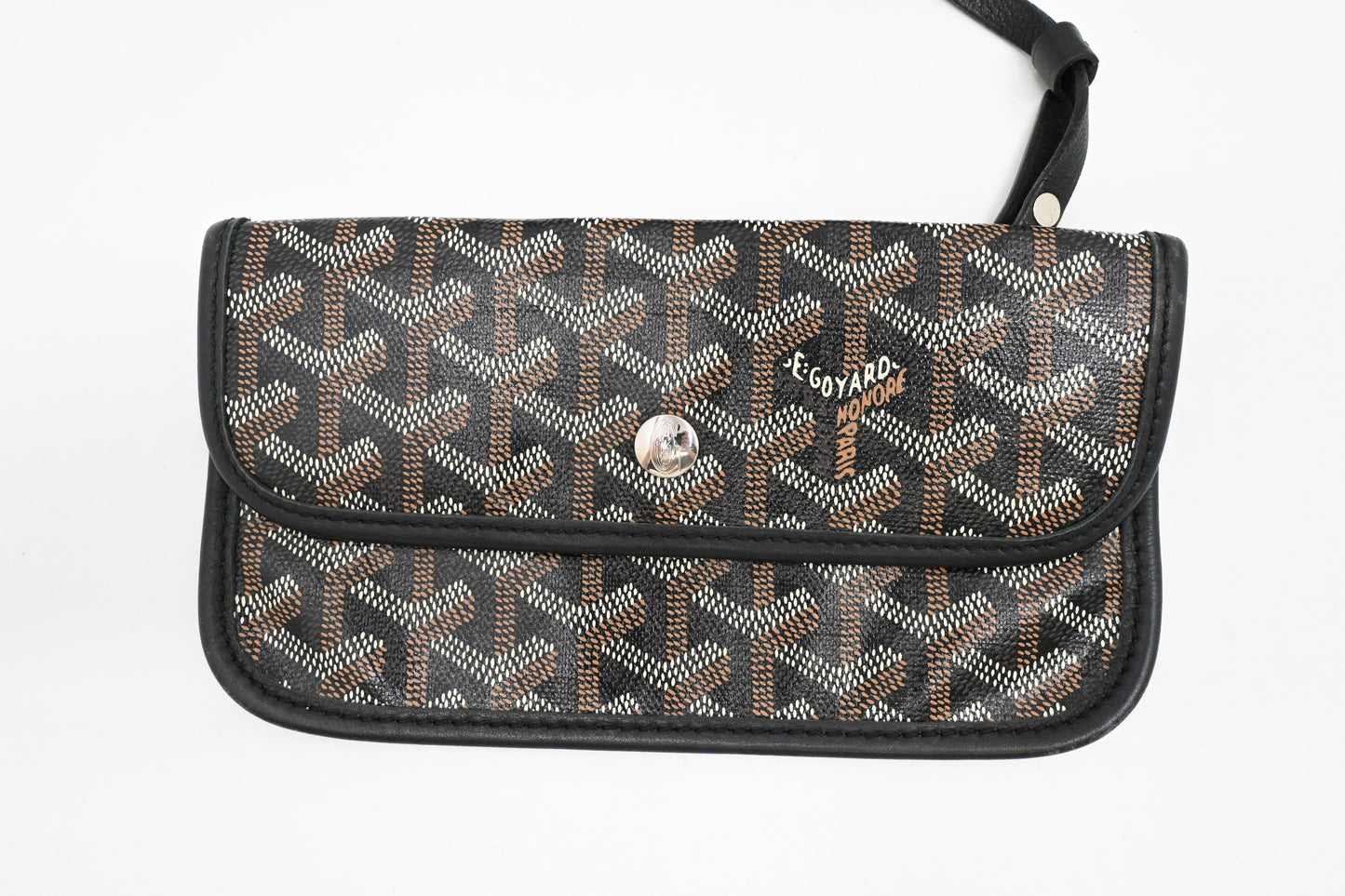 Goyard Saint Louis PM in Black Goyardine Canvas