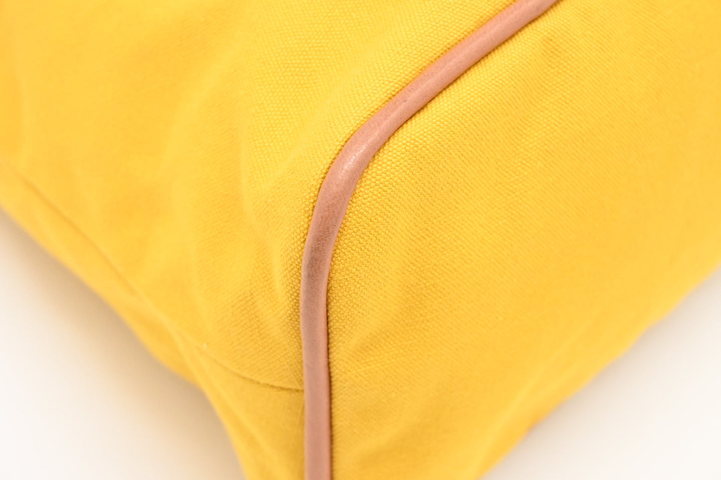 Hermes Bolide Pouch 35 in Yellow Canvas