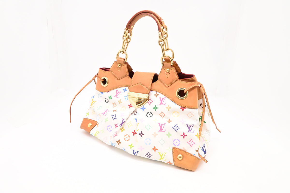 Louis Vuitton Ursula in White Multicolor Monogram Canvas