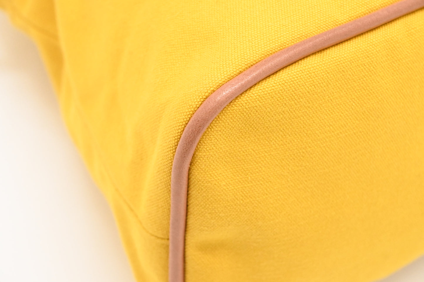 Hermes Bolide Pouch 35 in Yellow Canvas