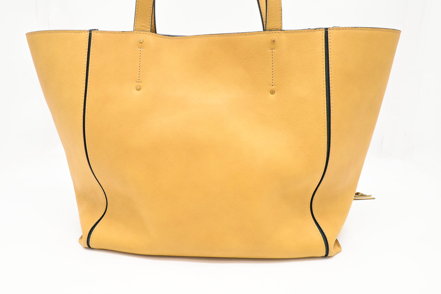 Chloe Milo Tote in Yellow Leather