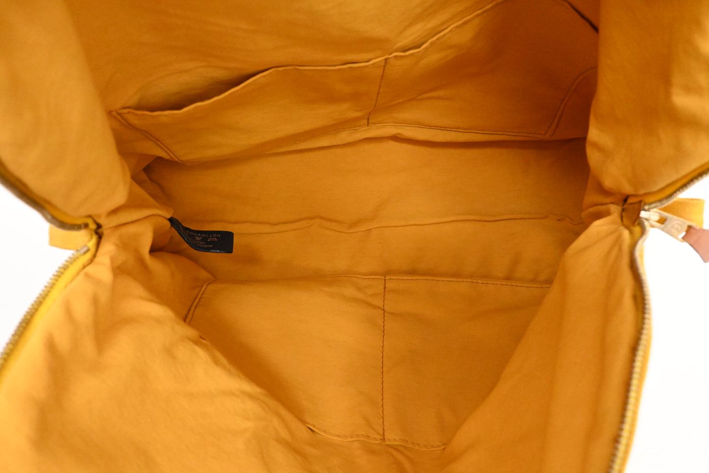 Hermes Bolide Pouch 35 in Yellow Canvas