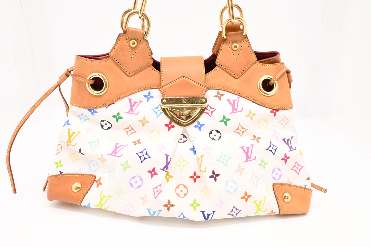 Louis Vuitton Ursula in White Multicolor Monogram Canvas
