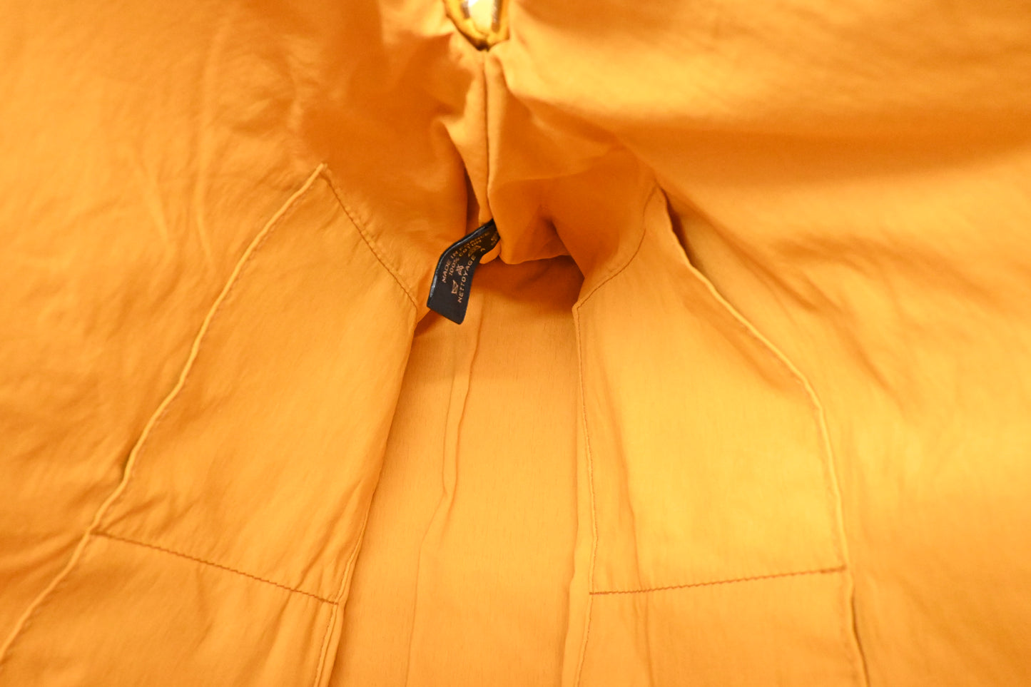 Hermes Bolide Pouch 35 in Yellow Canvas