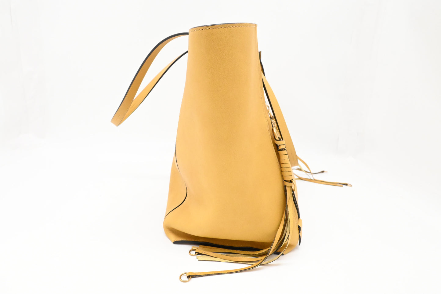 Chloe Milo Tote in Yellow Leather