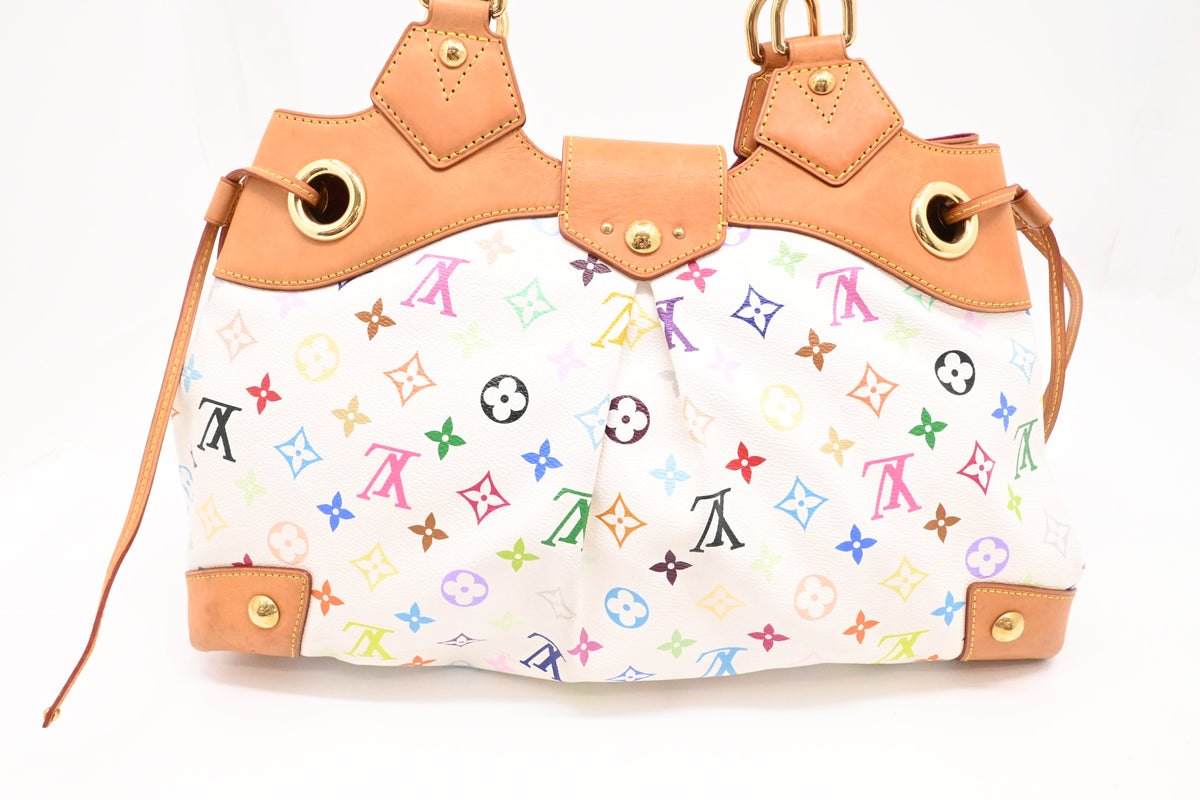 Louis Vuitton Ursula in White Multicolor Monogram Canvas