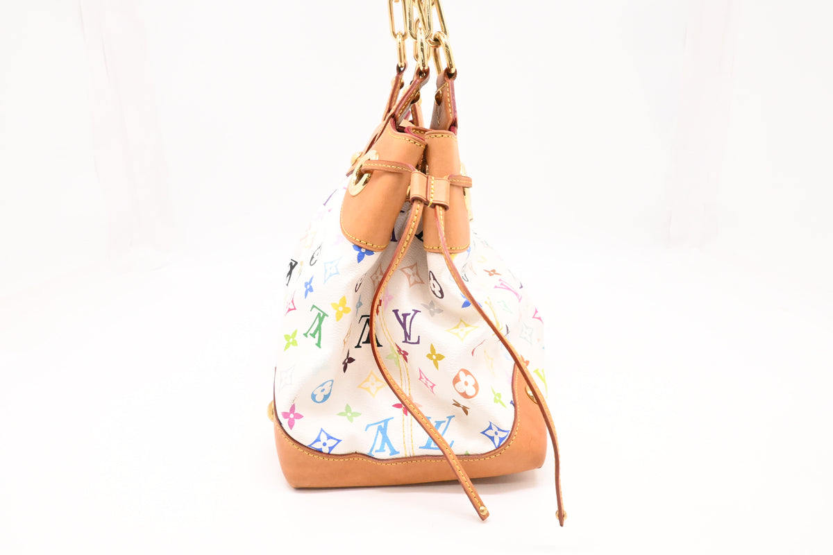 Louis Vuitton Ursula in White Multicolor Monogram Canvas