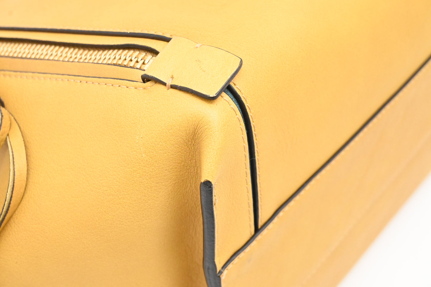 Chloe Milo Tote in Yellow Leather