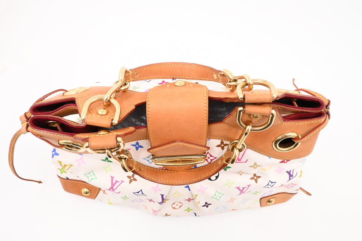 Louis Vuitton Ursula in White Multicolor Monogram Canvas