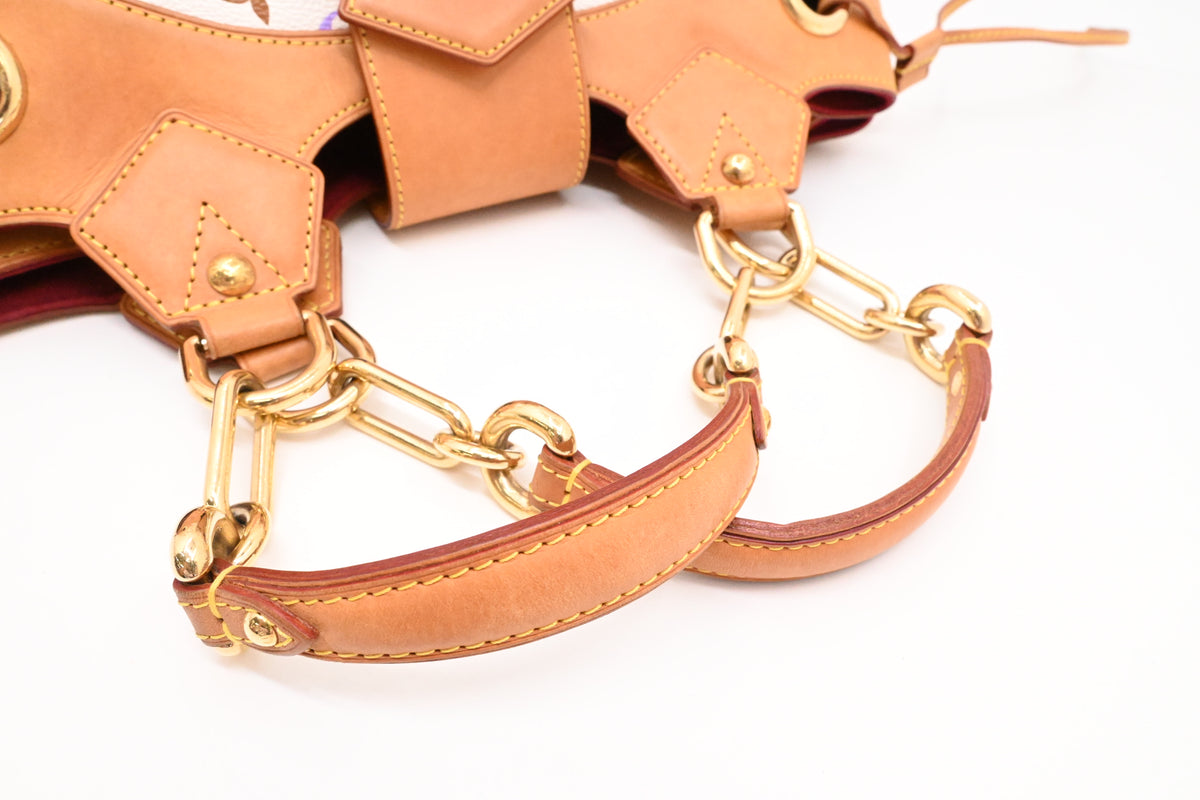 Louis Vuitton Ursula in White Multicolor Monogram Canvas