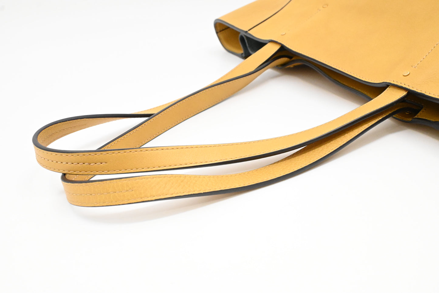 Chloe Milo Tote in Yellow Leather