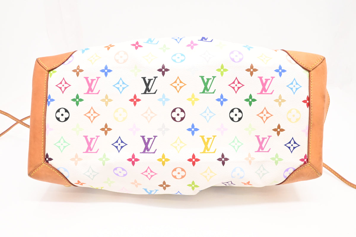 Louis Vuitton Ursula in White Multicolor Monogram Canvas