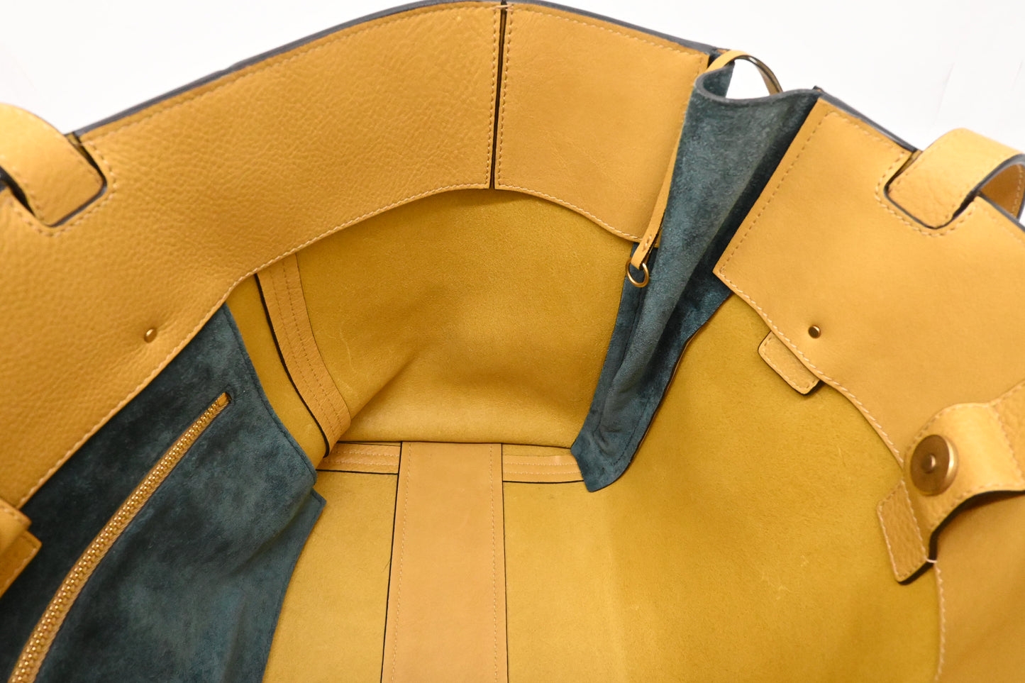 Chloe Milo Tote in Yellow Leather