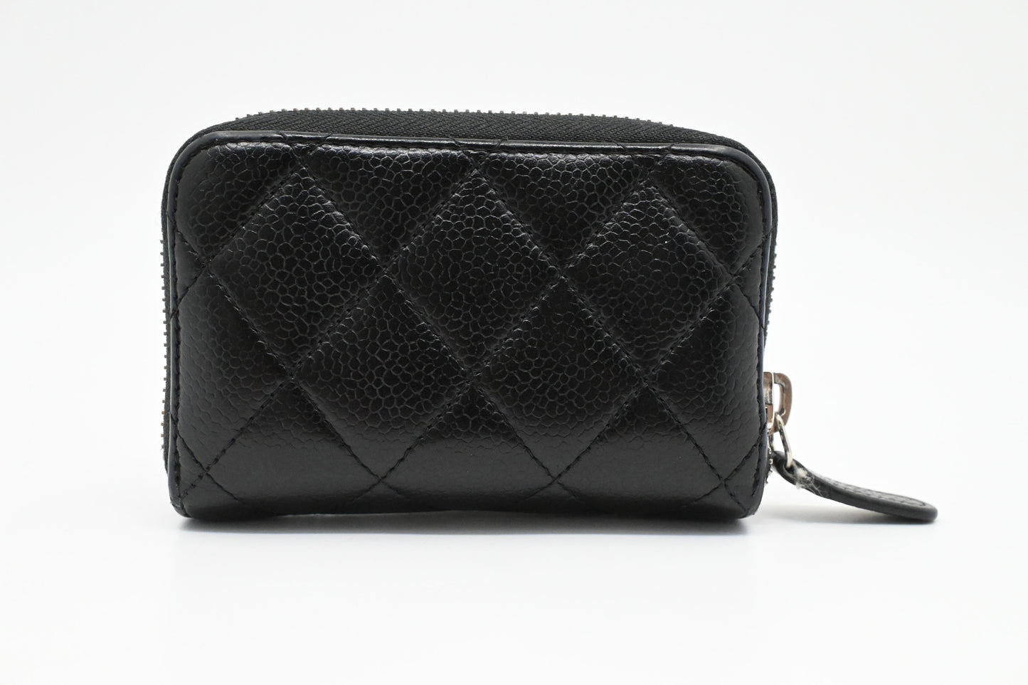 Chanel Compact Zippy in Black Caviar Leather