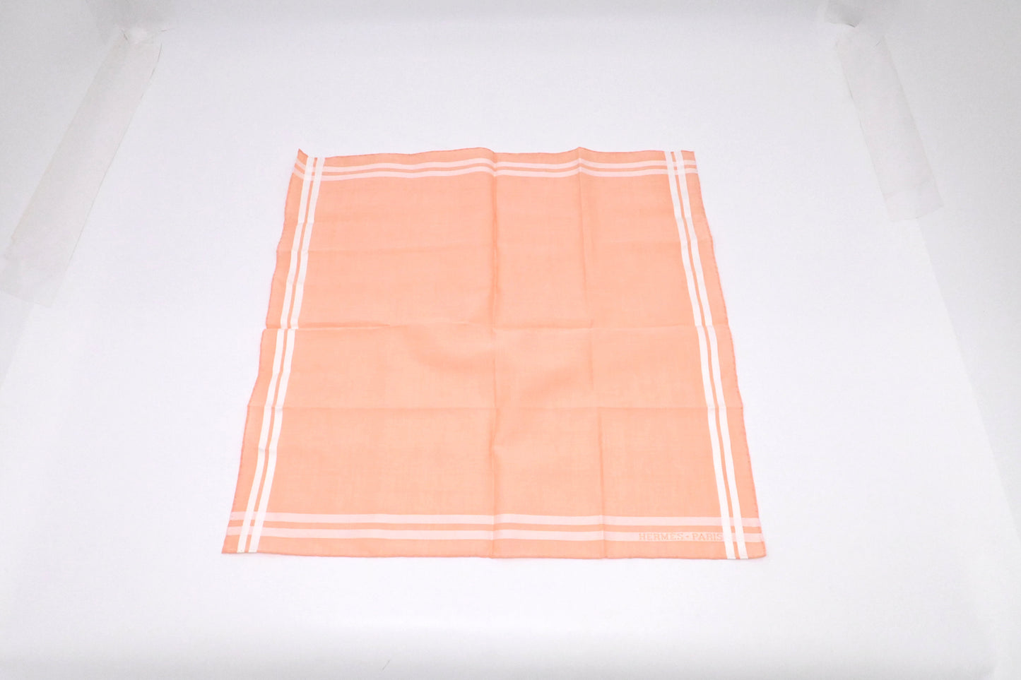 Hermes Handkerchief in Orange Cotton