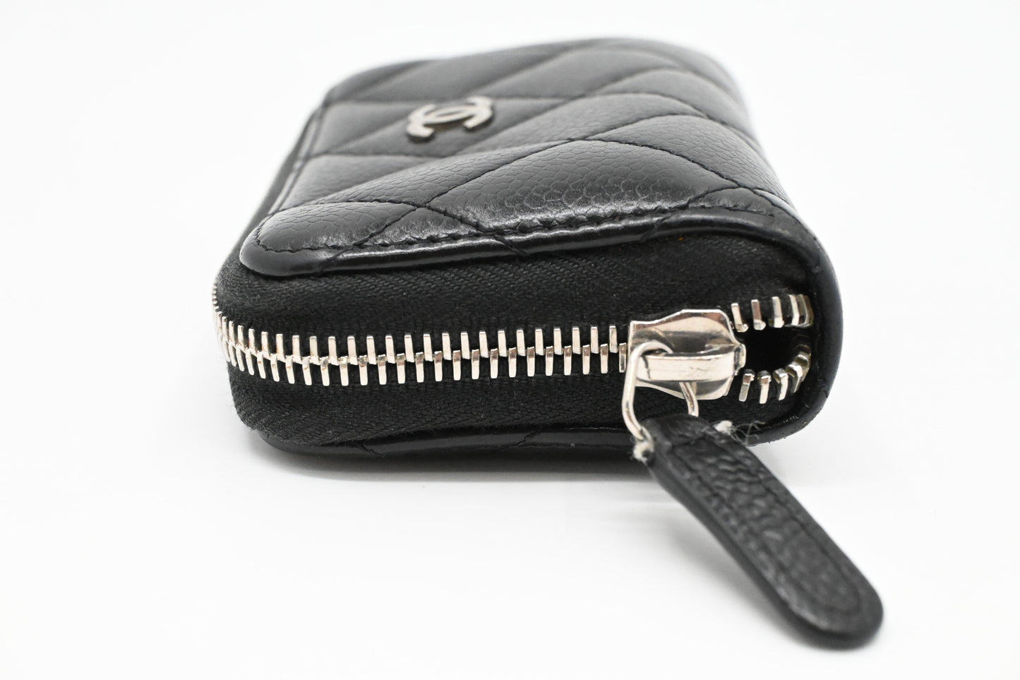 Chanel Compact Zippy in Black Caviar Leather