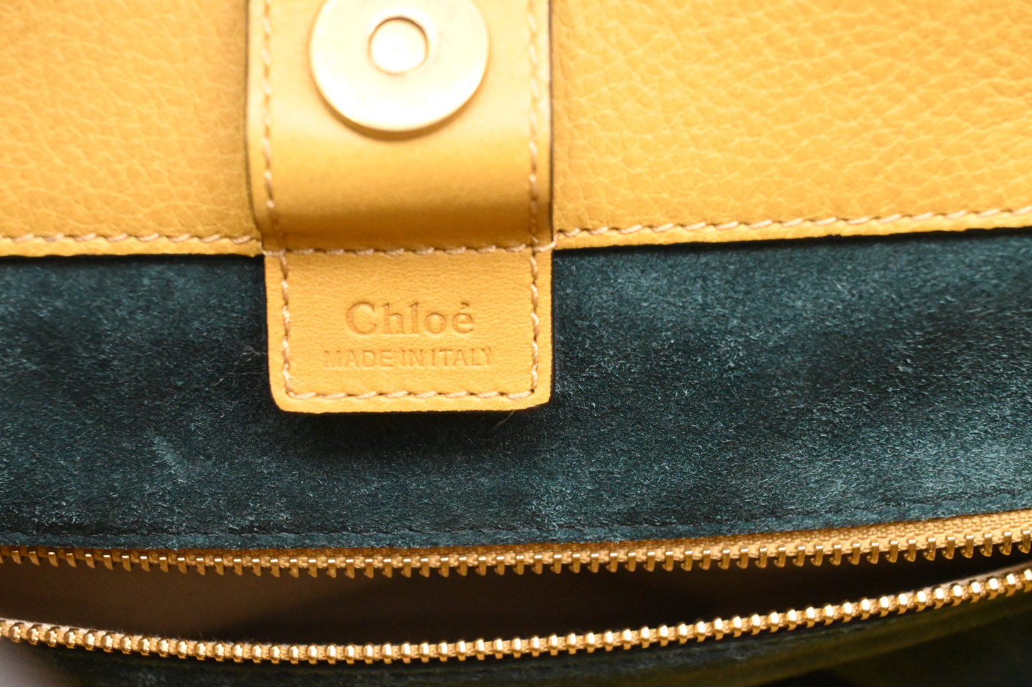 Chloe Milo Tote in Yellow Leather