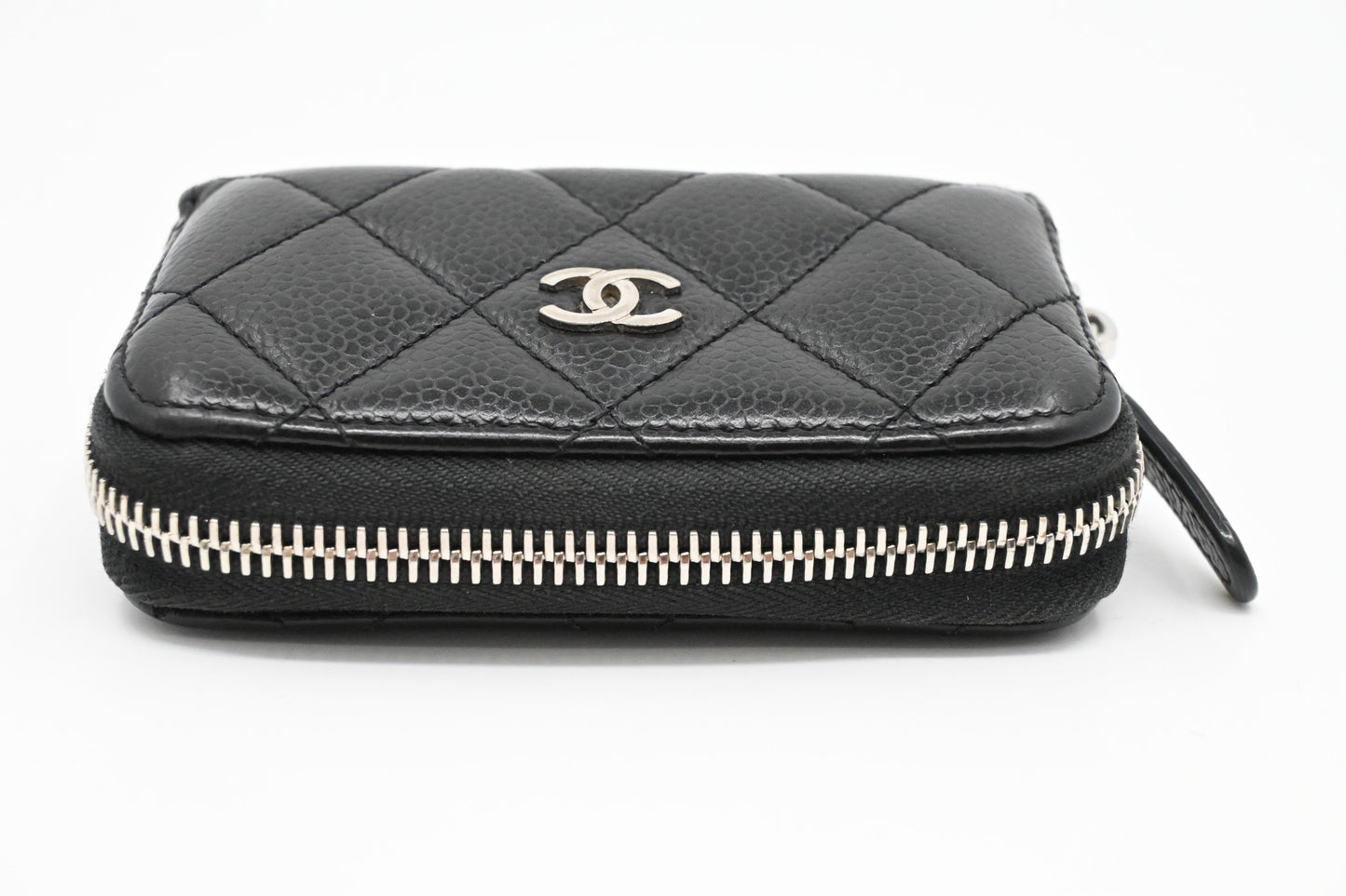 Chanel Compact Zippy in Black Caviar Leather