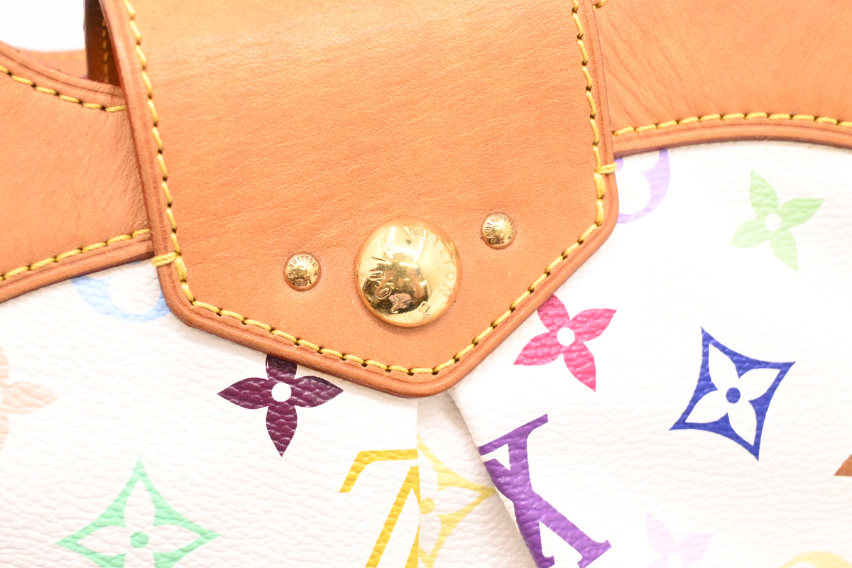 Louis Vuitton Ursula in White Multicolor Monogram Canvas