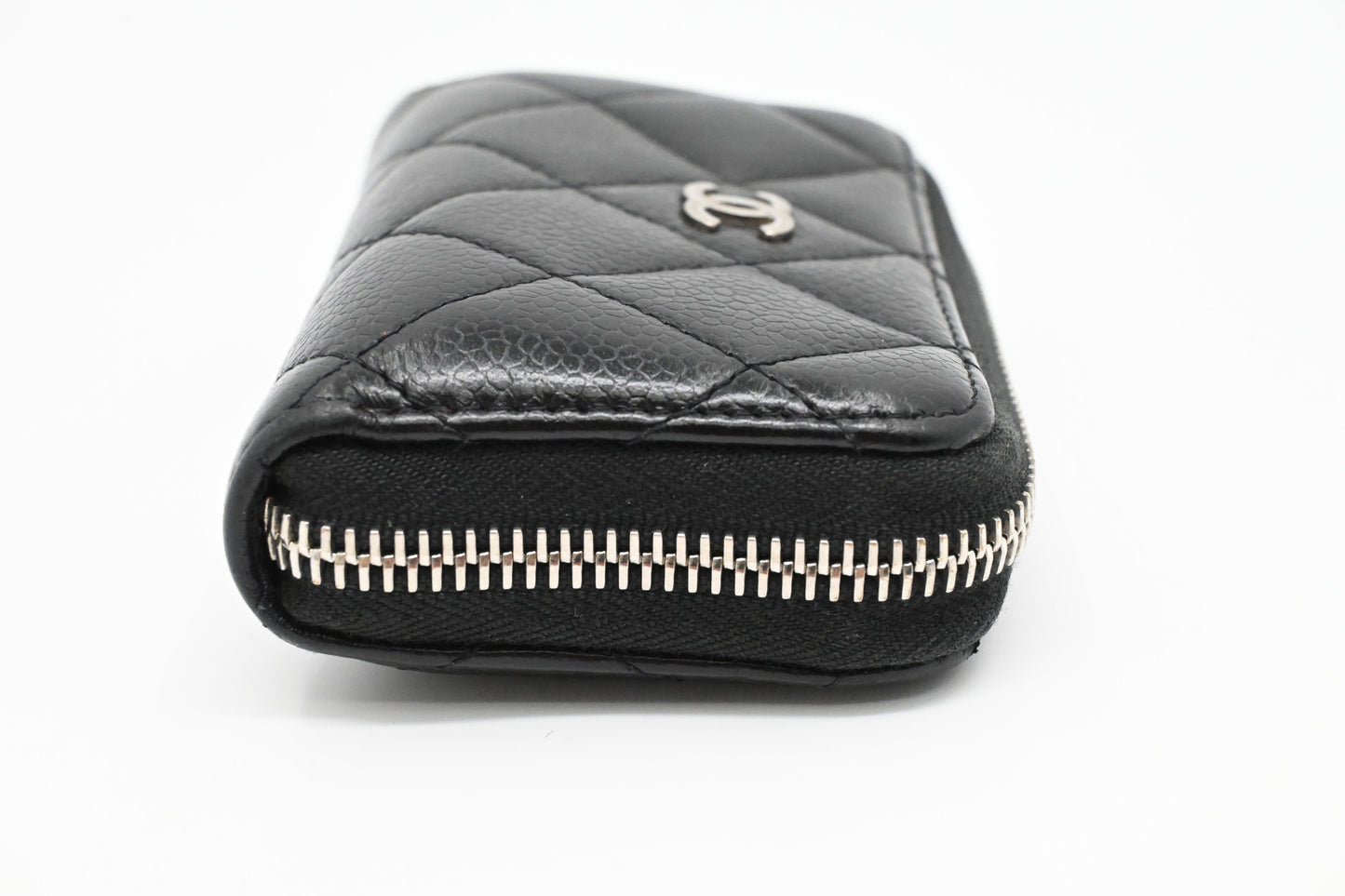 Chanel Compact Zippy in Black Caviar Leather