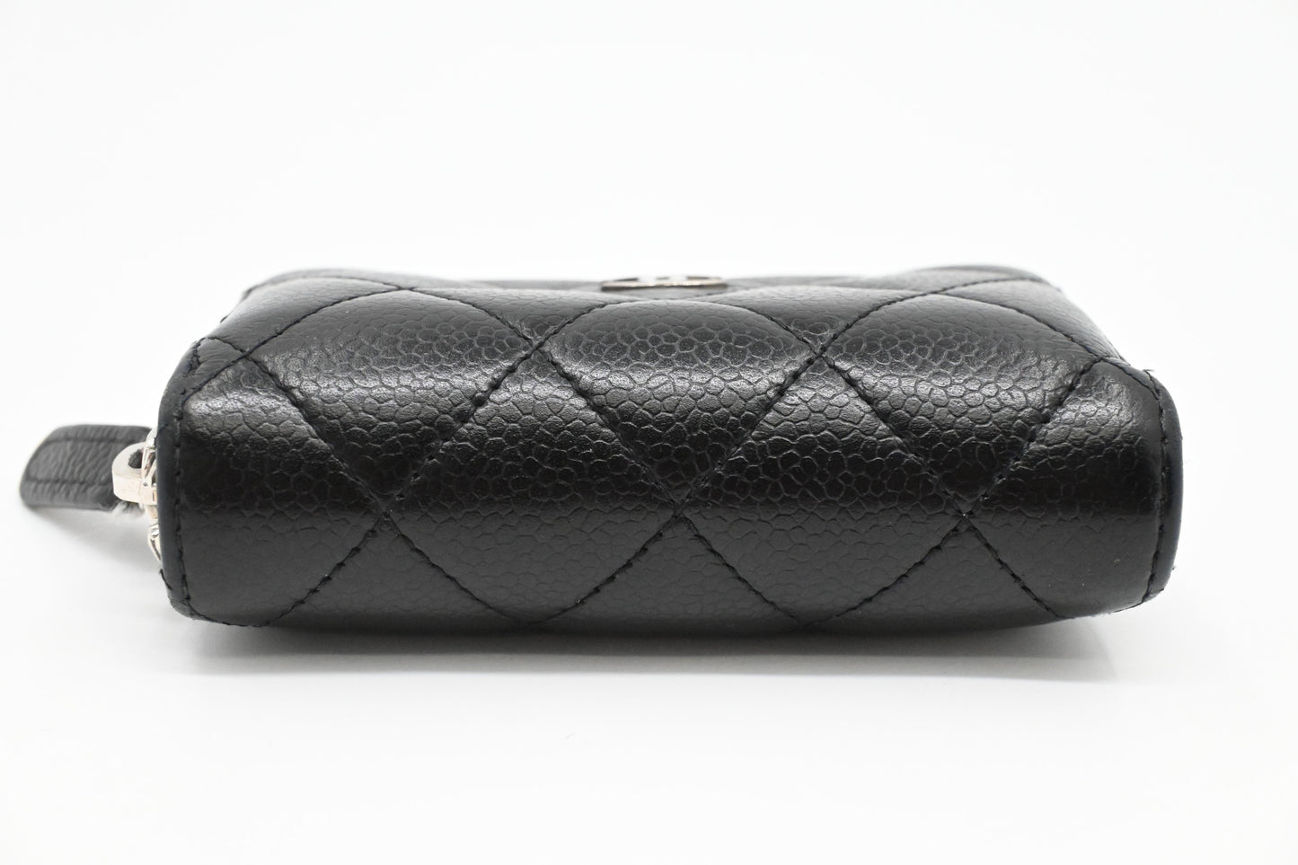 Chanel Compact Zippy in Black Caviar Leather